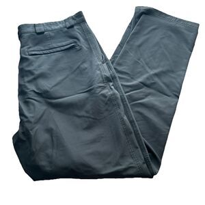 Duluth Trading Co Men’s 38x34 Black Nylon Outdoor Hiking Pants‎ Zipper Pockets